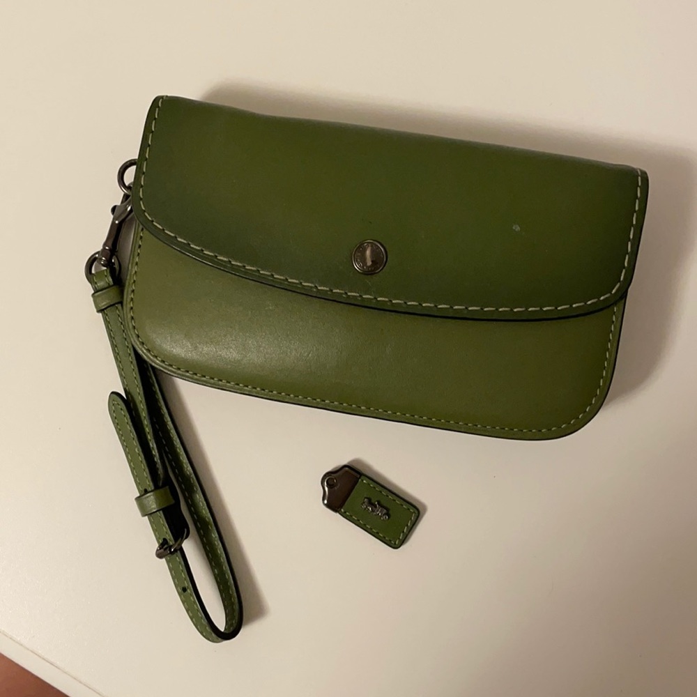 Coach Leather Wristlet